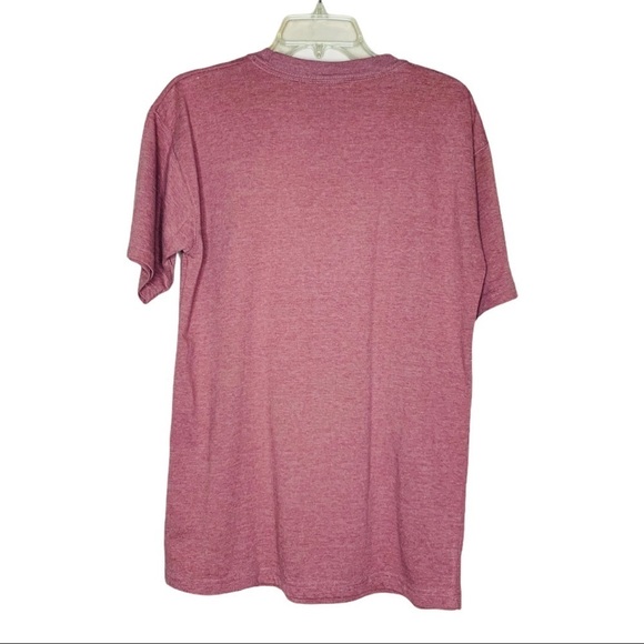 Paris France Mauve Eiffel Tower Embroidered Graphic Souvenir Tee Women's Size M - Picture 3 of 8